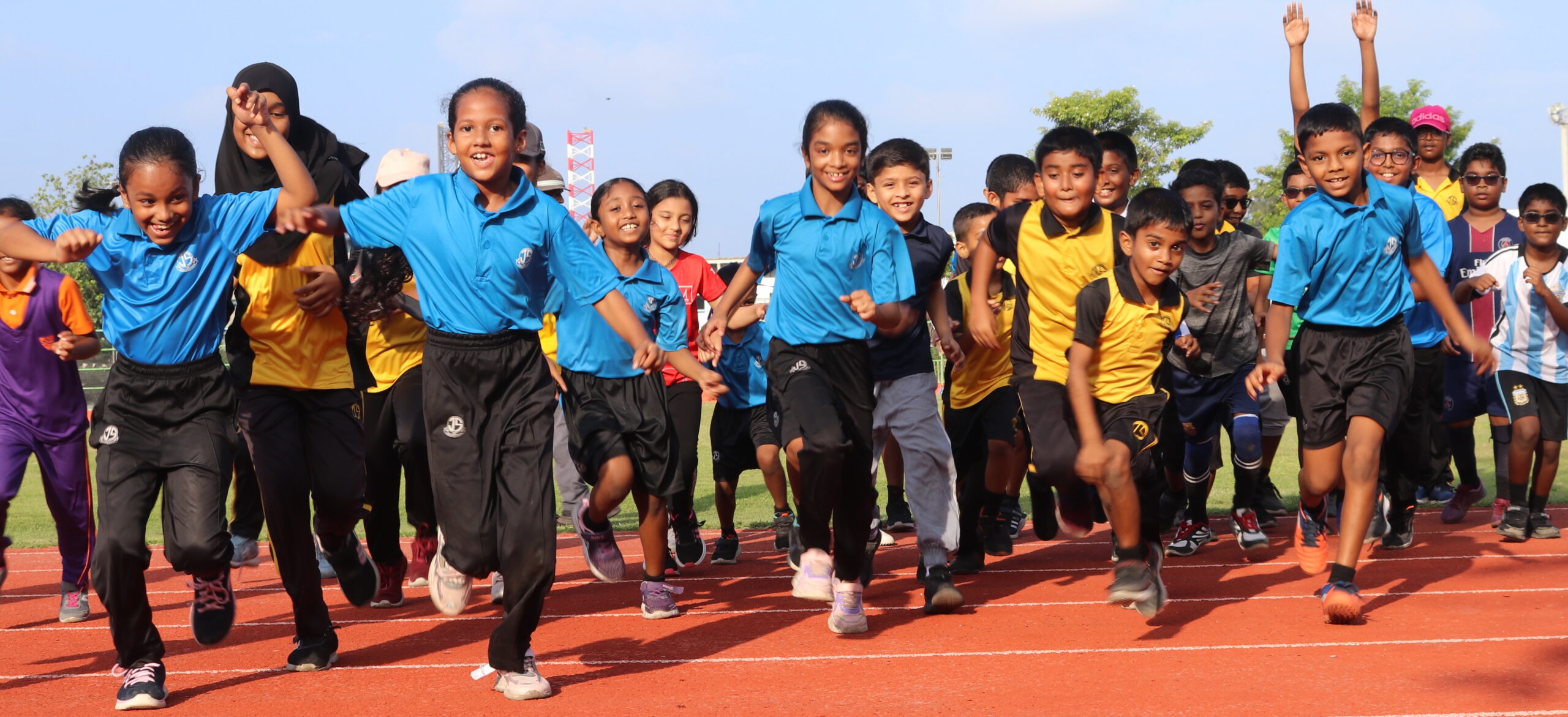 A student at Jamaluddin School playing for the Maldives National